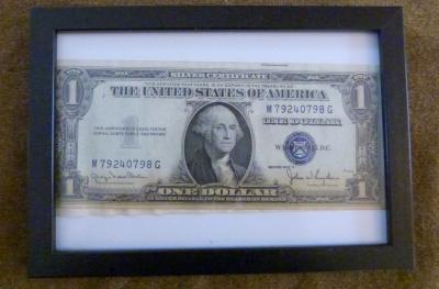 Billet de 1 dollar daté de  1935