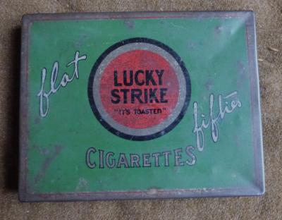 Boite à cigarettes lucky strike US WW2