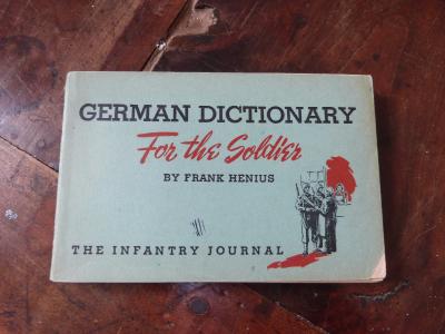German dictionary For soldier 1944