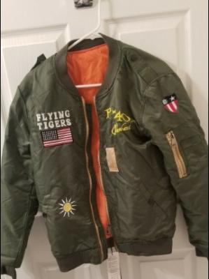 blouson type bomber MA1 flying tigers