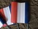 drapeau de la liberation français en papier
